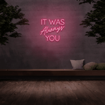 it was always you neon - Skizzografico
