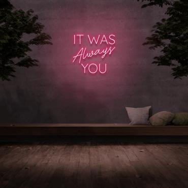 it was always you neon - Skizzografico
