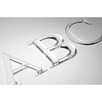 Lettere in plexiglass taglio laser