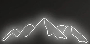 montagna neon - Skizzografico
