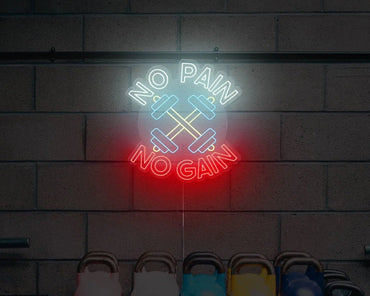 No pain no gain neon - Skizzografico