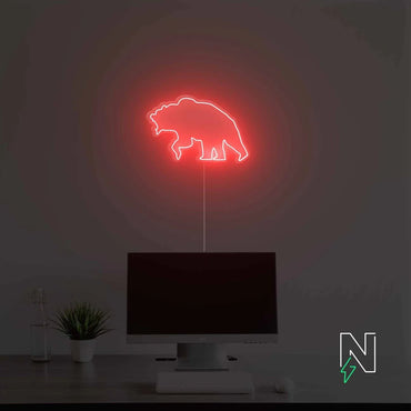 Neon orso - Skizzografico