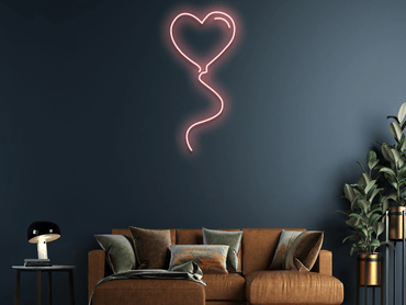 Palloncino cuore neon - Skizzografico