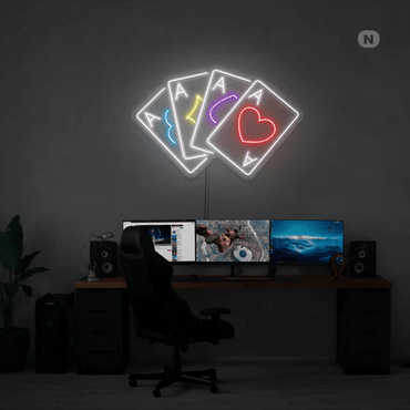 poker neon - Skizzografico