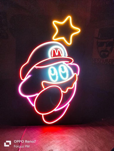 saga mario bros neon - Skizzografico