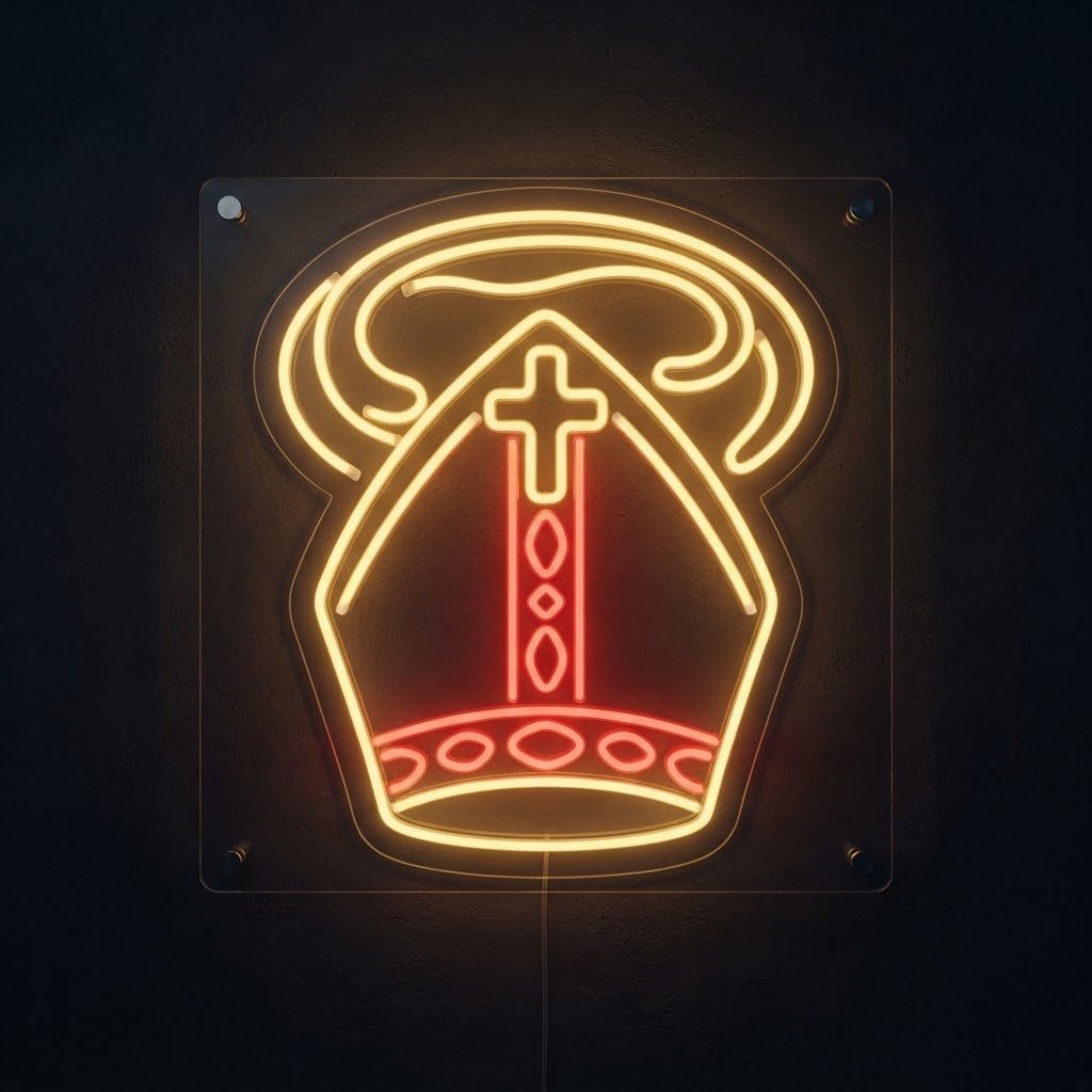 San Gennaro neon led - Skizzografico