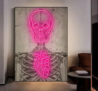 Scheletro quadro Neon