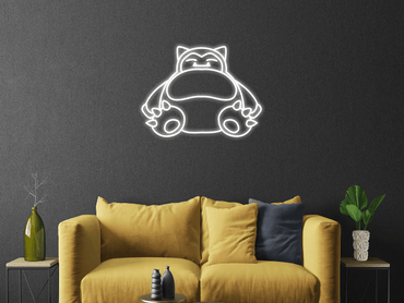 Snorlax pokemon neon - Skizzografico