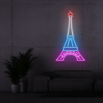 Torre eiffel neon - Skizzografico