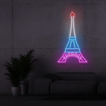Torre eiffel neon - Skizzografico