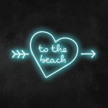 to the beach neon - Skizzografico